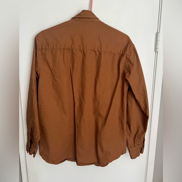 Dickies Long Sleeve Duck Brown Shirt Jacket - Medium - Picture 2 of 6